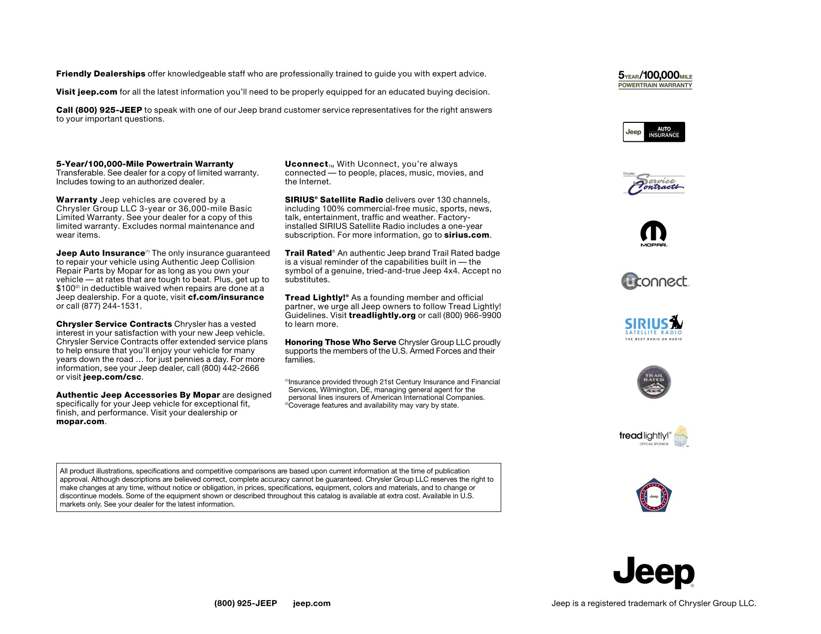 2010 Jeep Grand Cherokee Brochure Page 1
